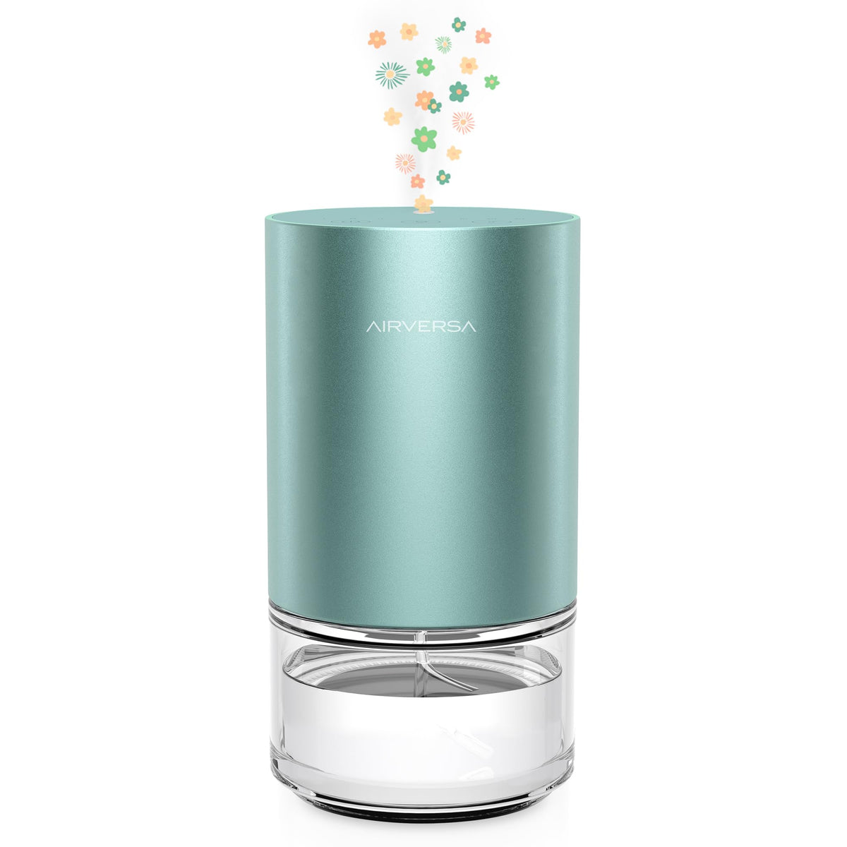 Airversa waterless diffuser with 100ml glass bottle for long-lasting fragrance.