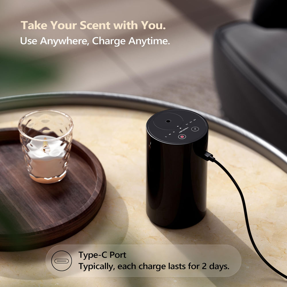 Airversa in car cup holder proves on-the-go aromatherapy