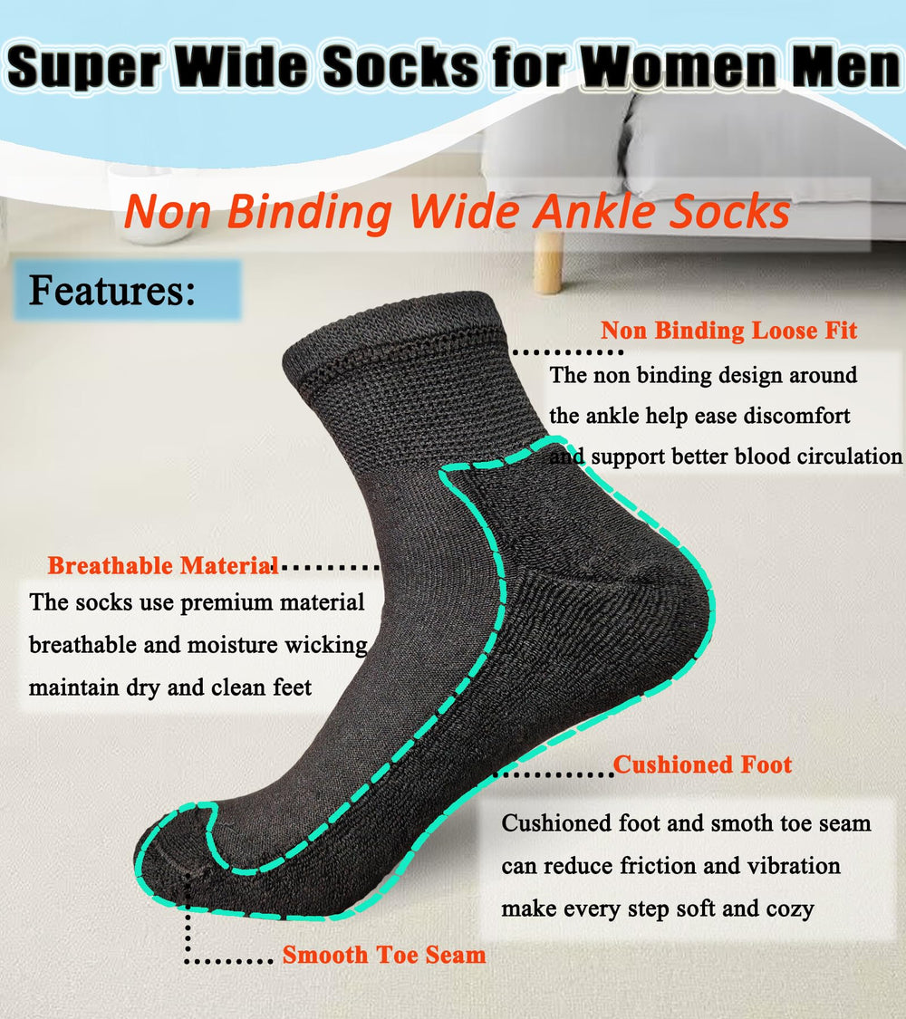 Aisesine non-binding ankle socks gently support the ankle area