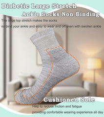 Aisesine extra-wide socks stay up without leaving marks.
