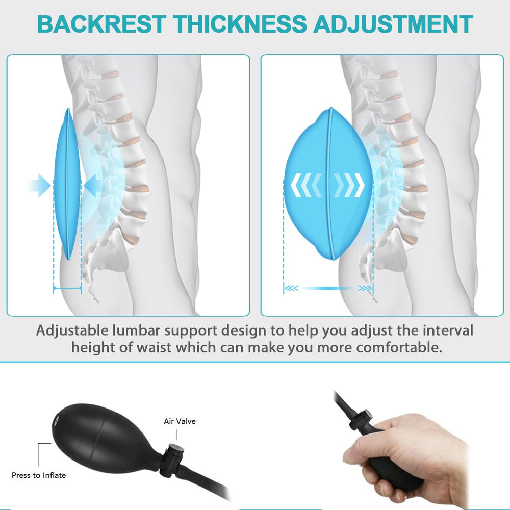 AIVEISI office chair mount strap keeps the pad secure