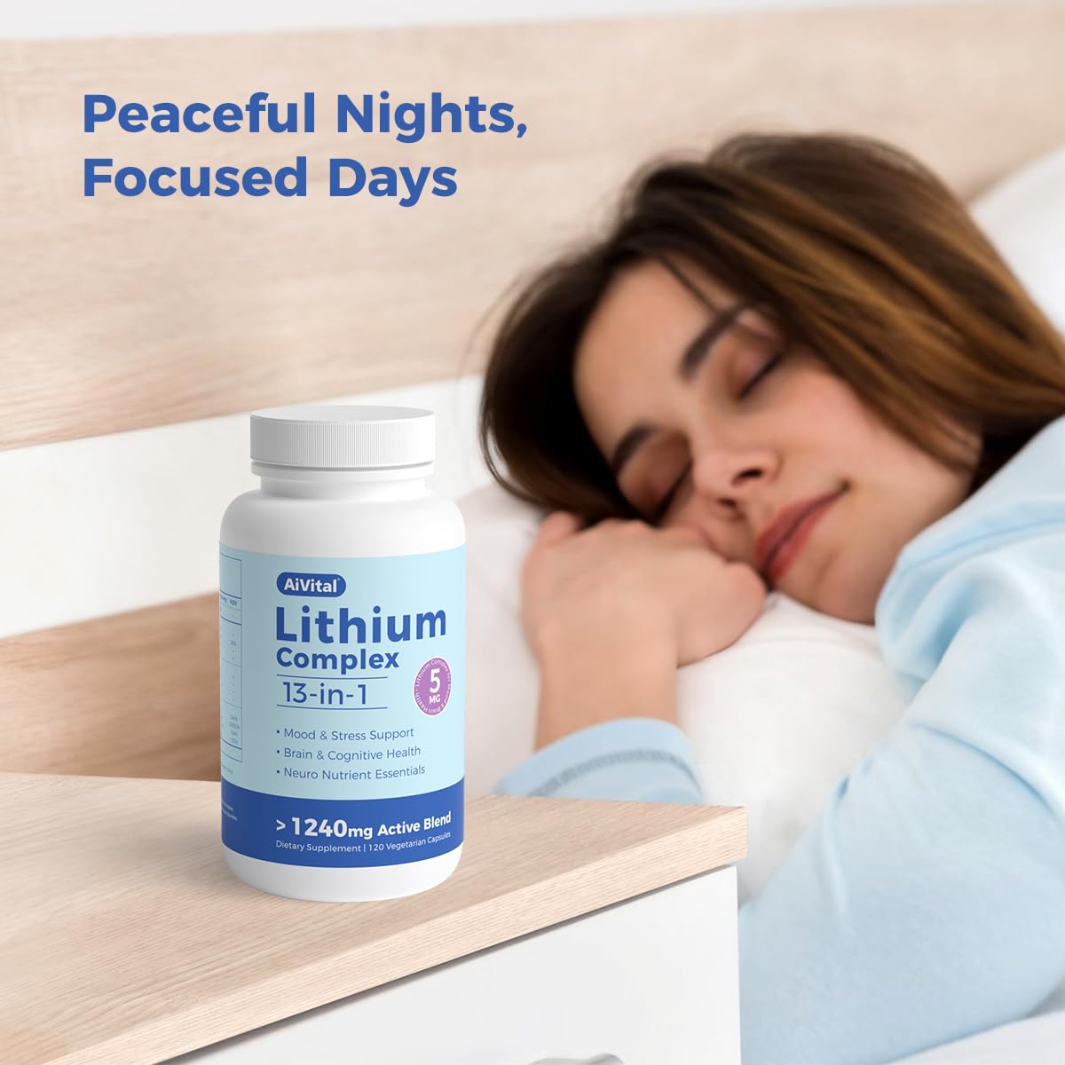AiVital daily balance capsules arranged to suggest a simple two capsule routine.