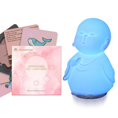 Aiysamos Mindfulness Breathing Lamp close-up with guided breathing for relaxation