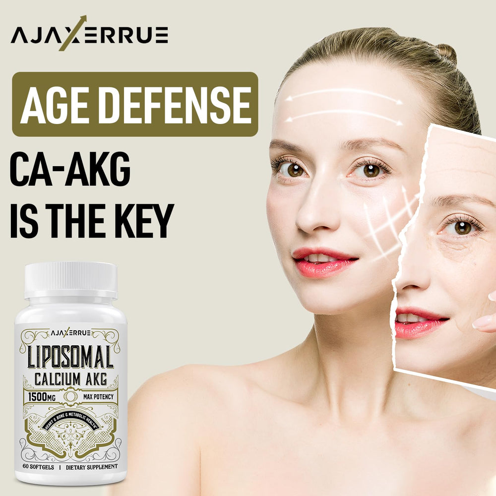 AJAXERRUE Liposomal Ca AKG is soy-free, gluten-free, dairy-free.
