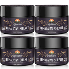 Ajoblanco Himalayan Shilajit Resin jar for daily vitality