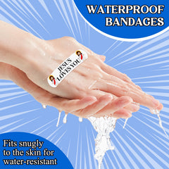 AKAIXI Jesus Bandages compact pack ideal for pockets and bags.