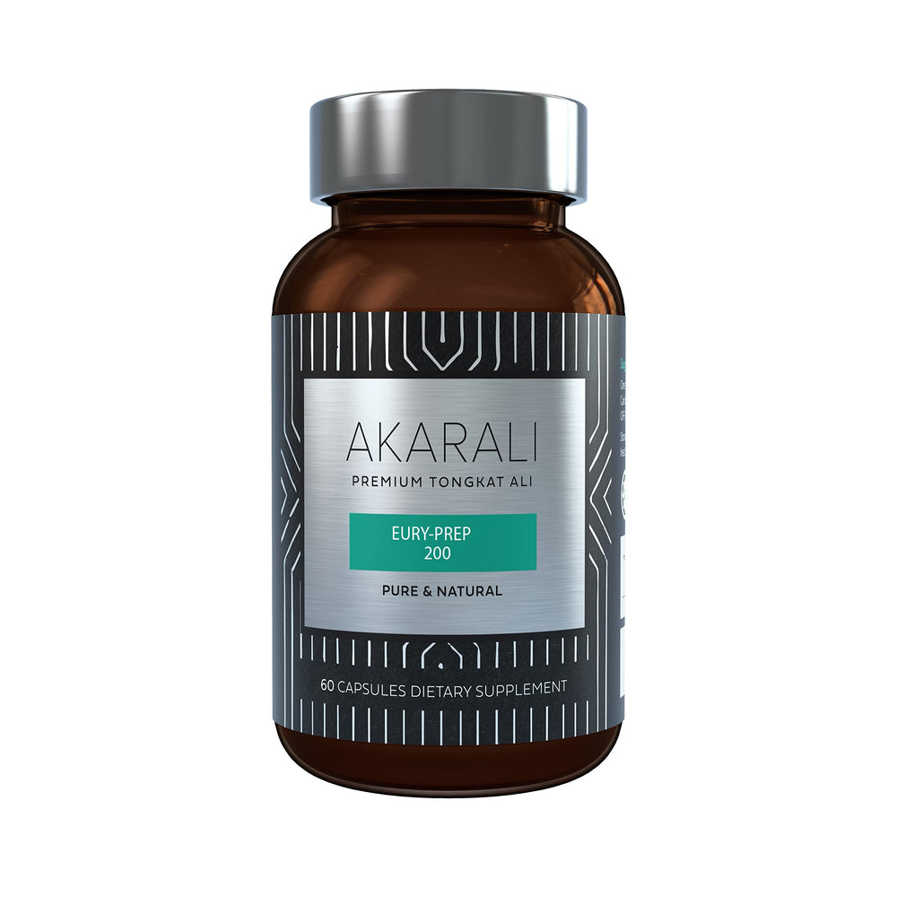 AKARALI Tongkat Ali bottle and capsules for daily energy support