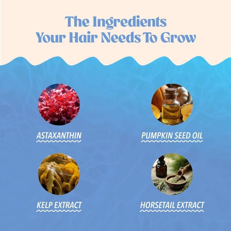 Akasha Grow Hair & Beauty Gummies Vitamin E and zinc support