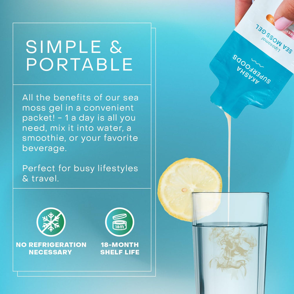 Akasha Superfoods branded packaging exuding premium wellness