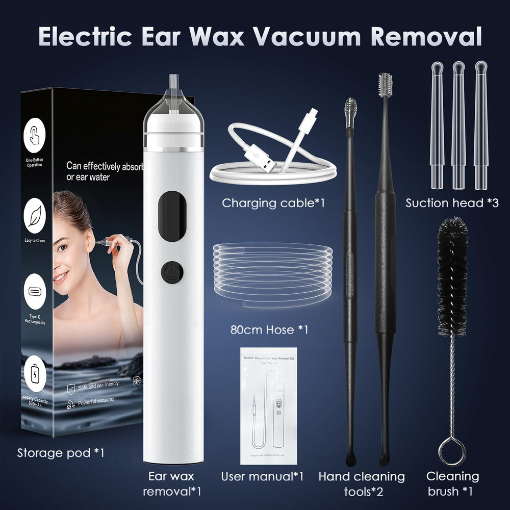 Akvsops comfortable removal head promotes safe, painless wax removal.