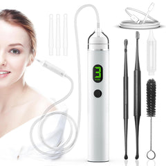 Akvsops electric ear vacuum remover showcases portable wax removal for adults and kids.