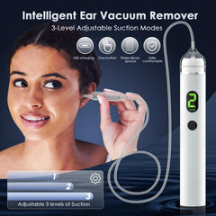 Akvsops low-noise ear wax remover operates quietly for comfortable sessions.