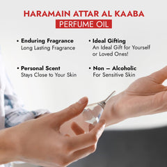Al Haramain Tanasuk woody notes create a warm, comforting mood.