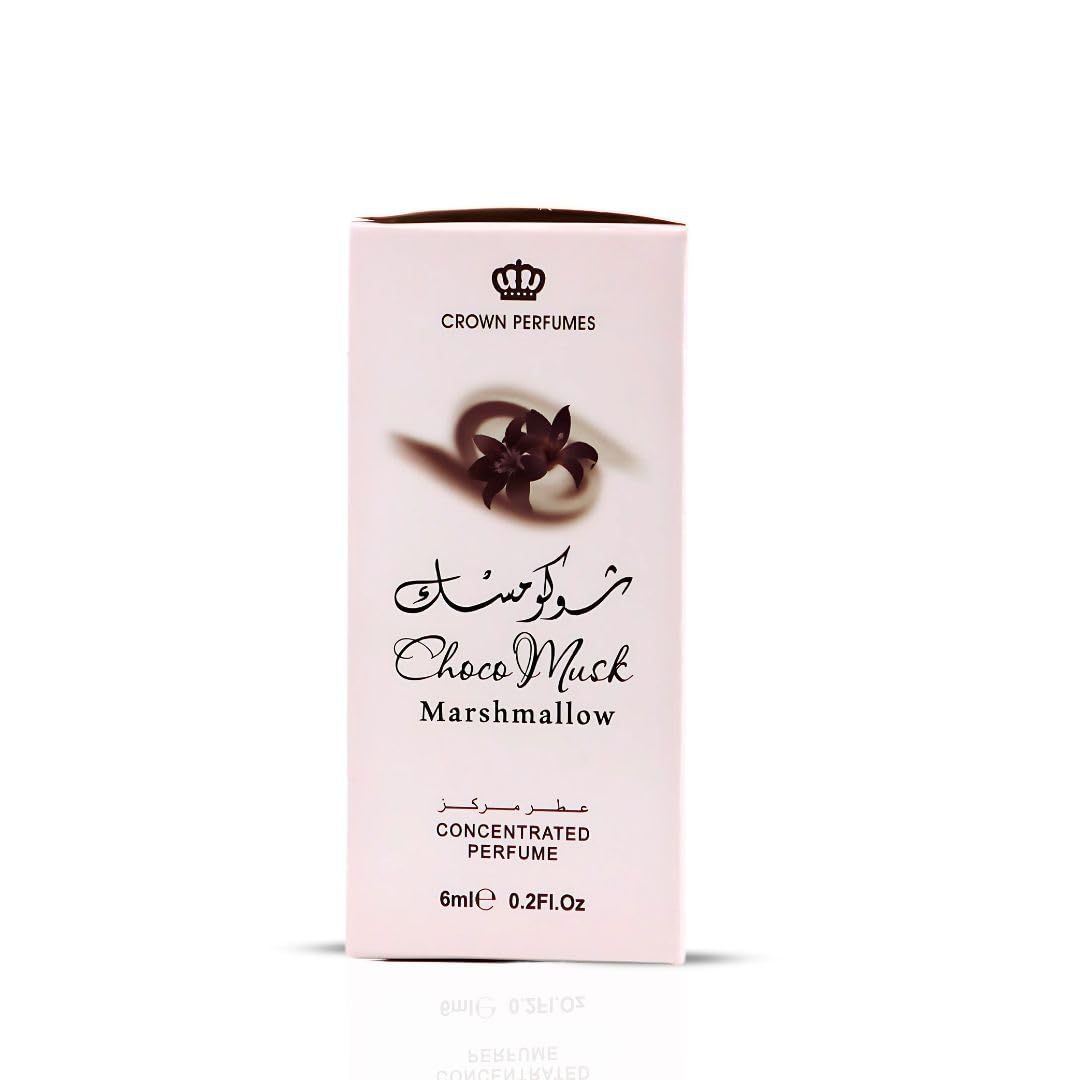 Al-Rehab Choco Musk Marshmallow roll-on bottle enables easy touch-ups.