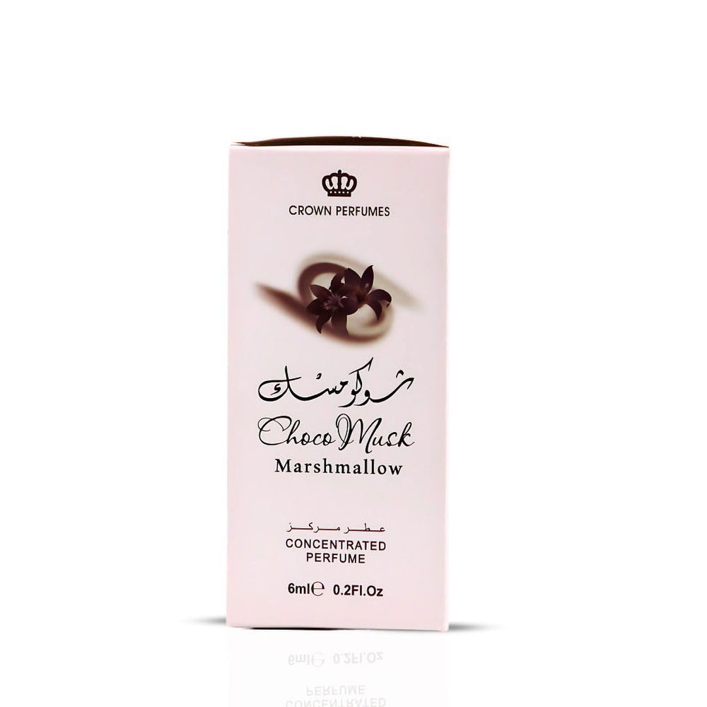 Al-Rehab Choco Musk Marshmallow roll-on bottle enables easy touch-ups.