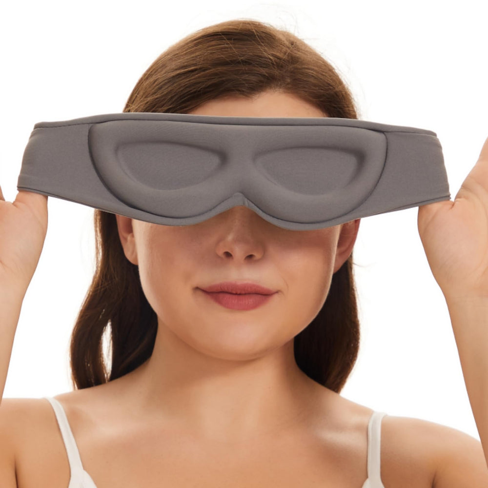ALASKA BEAR Sleep Mask extra-soft foam enhances comfort during long nights.