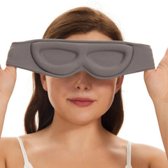ALASKA BEAR Sleep Mask extra-soft foam enhances comfort during long nights.