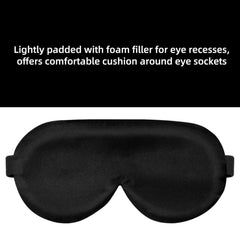 ALASKA BEAR sleep mask features contoured nose-curve to reduce light intrusion.
