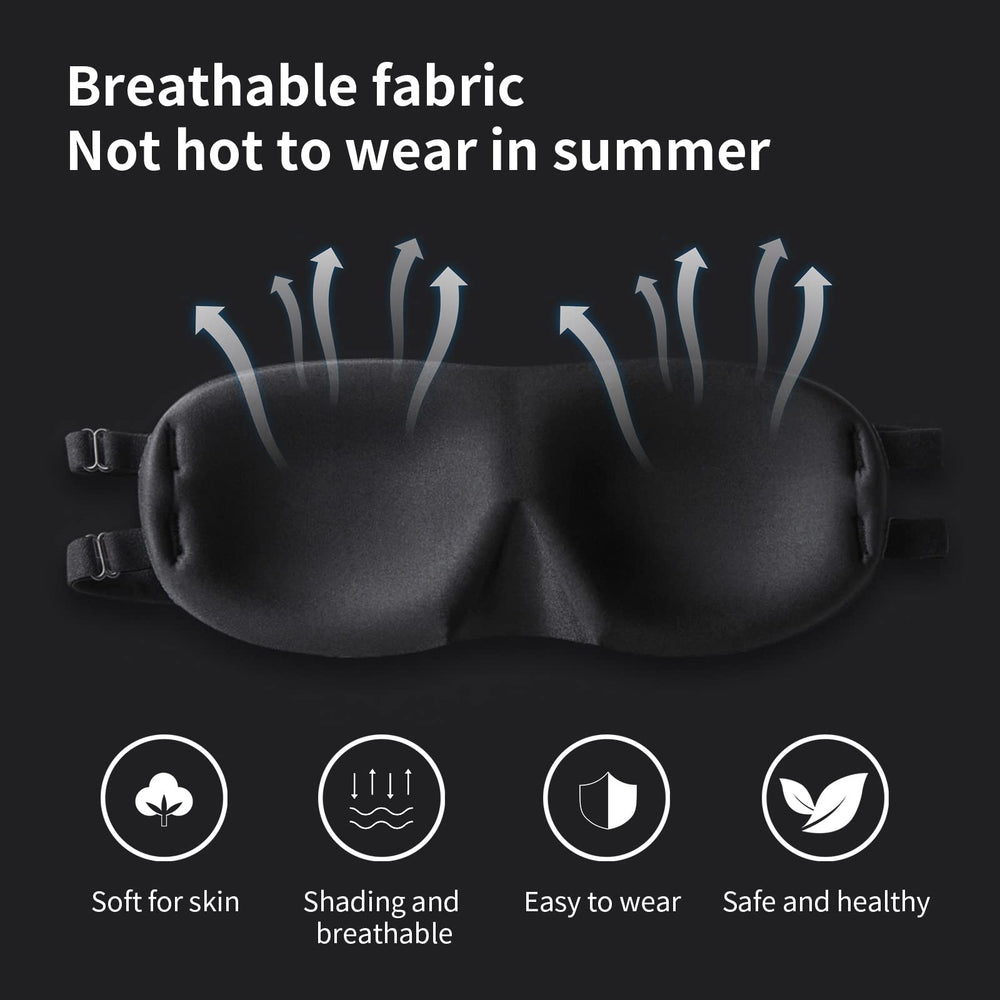 ALASKA BEAR sleep mask ideal for flights and trains to block cabin light.