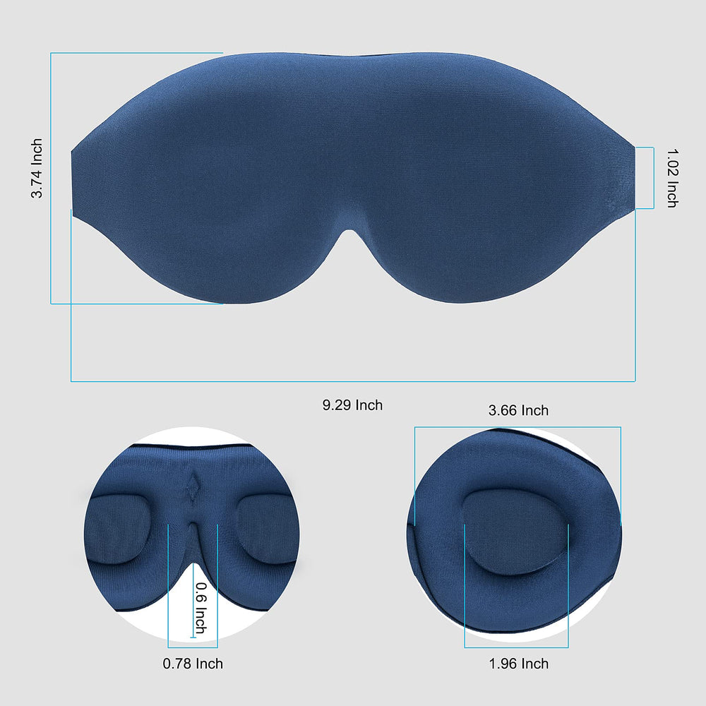 ALASKA BEAR travel-ready sleep mask is compact and easy to pack.