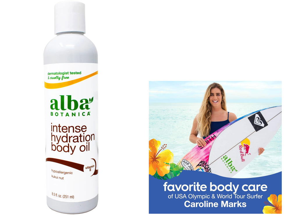 Alba Botanica Kukui Nut Massage Oil skin-smoothing for daily self-care