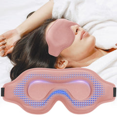 Albatross Health New England weighted eye mask front view with 3D contour for a snug fit.
