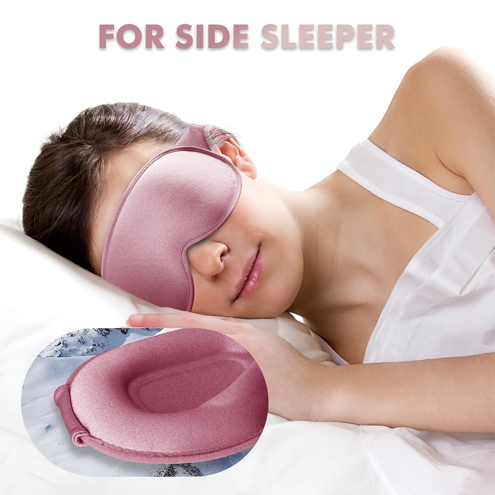 Albatross Health New England eye mask adjustable strap fits different heads