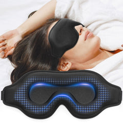 Albatross Health New England weighted eye mask with 3D contour for deeper sleep.