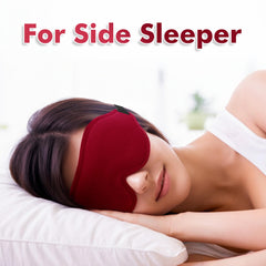 Albatross Sleep Eye Mask features 3D contours for comfortable, shadow-free sleep.