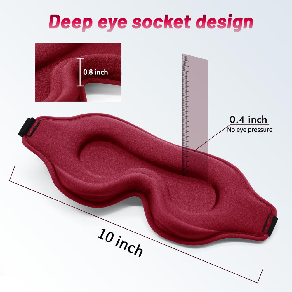 Albatross Sleep Eye Mask breathable fabric keeps skin cool and refreshed.