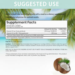 ALBIKYU RealGood Essentials D3 K2 label displaying ingredients and benefits