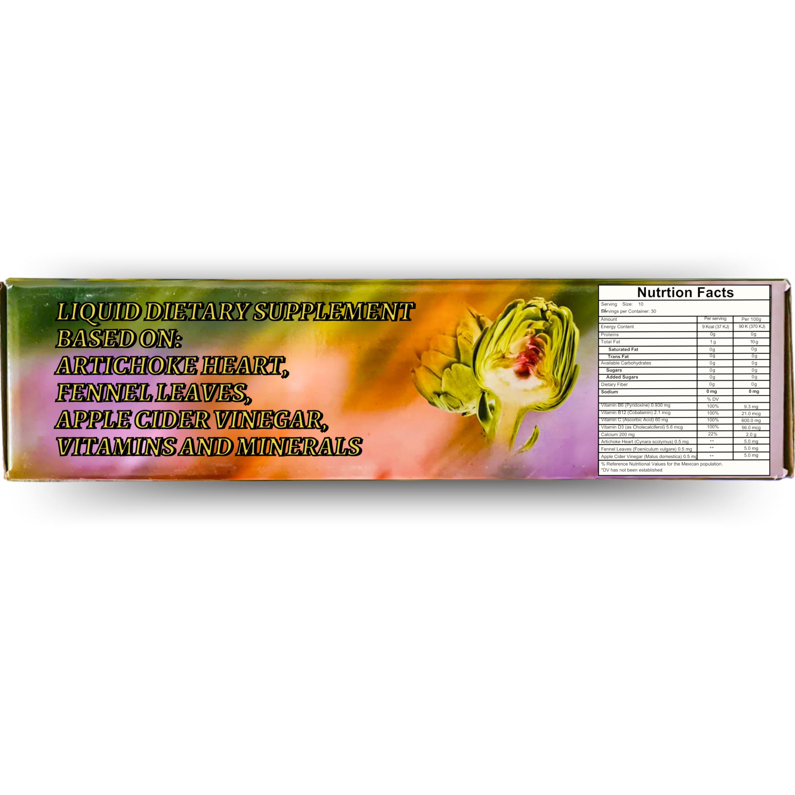 Alcachofivida liquid vials closeup for convenient daily weight-control dose