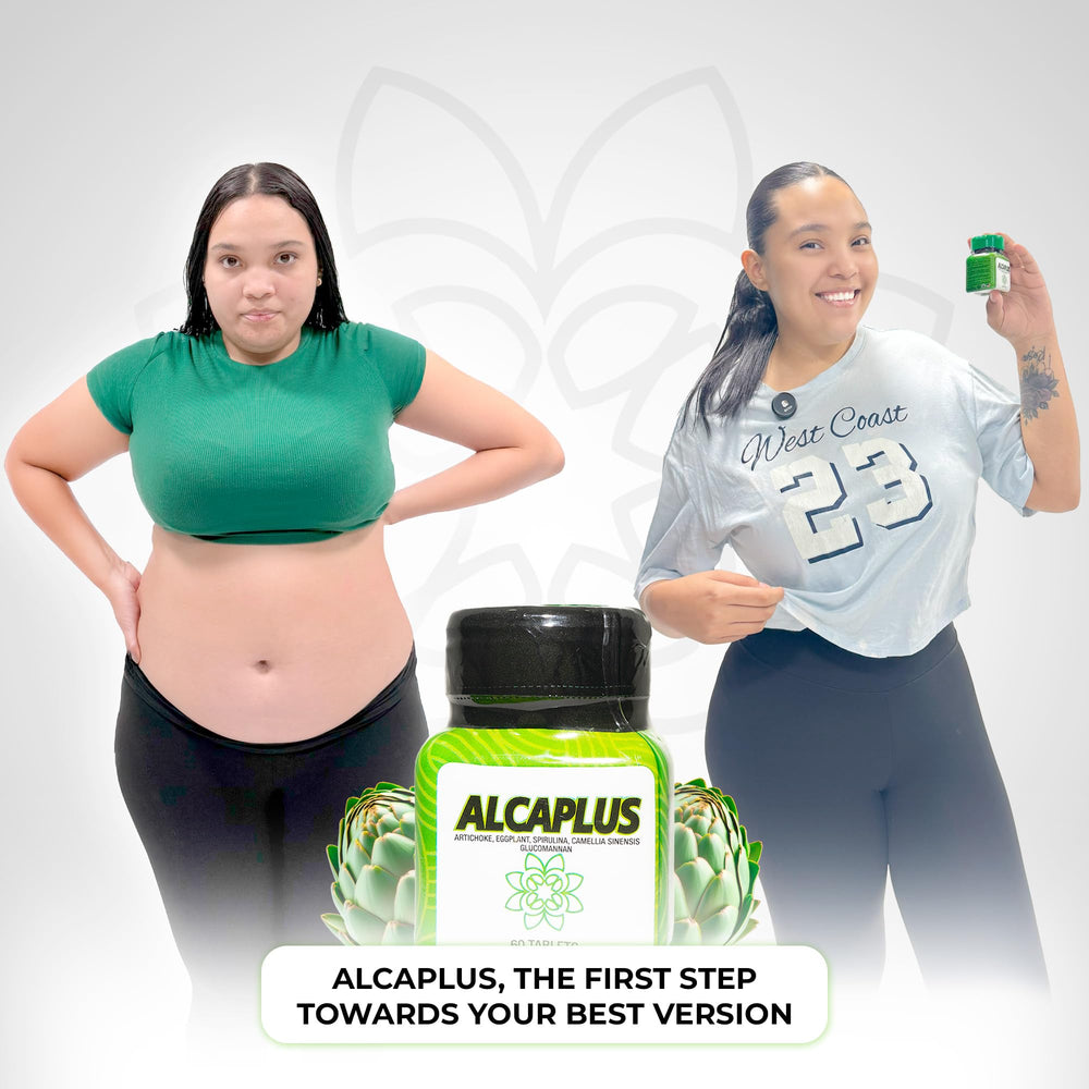 ALCAPPLUS glucomannan powder image highlighting fullness and snack reduction