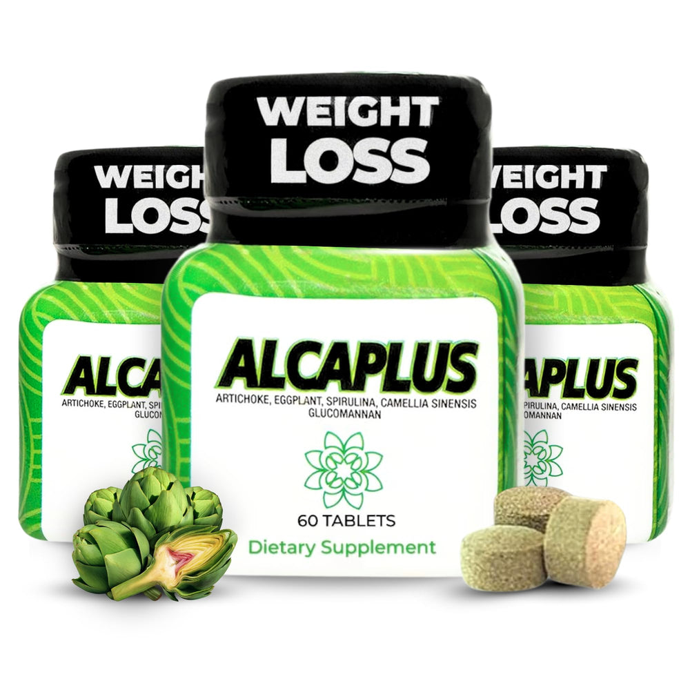 ALCAPPLUS bottle front showing natural detox support for daily wellness