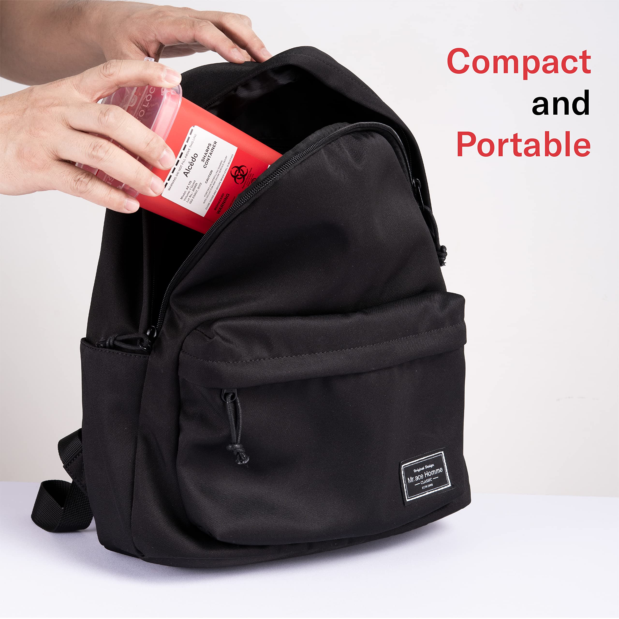 Alcedo Sharps Container suitable for biohazard waste in clinics.
