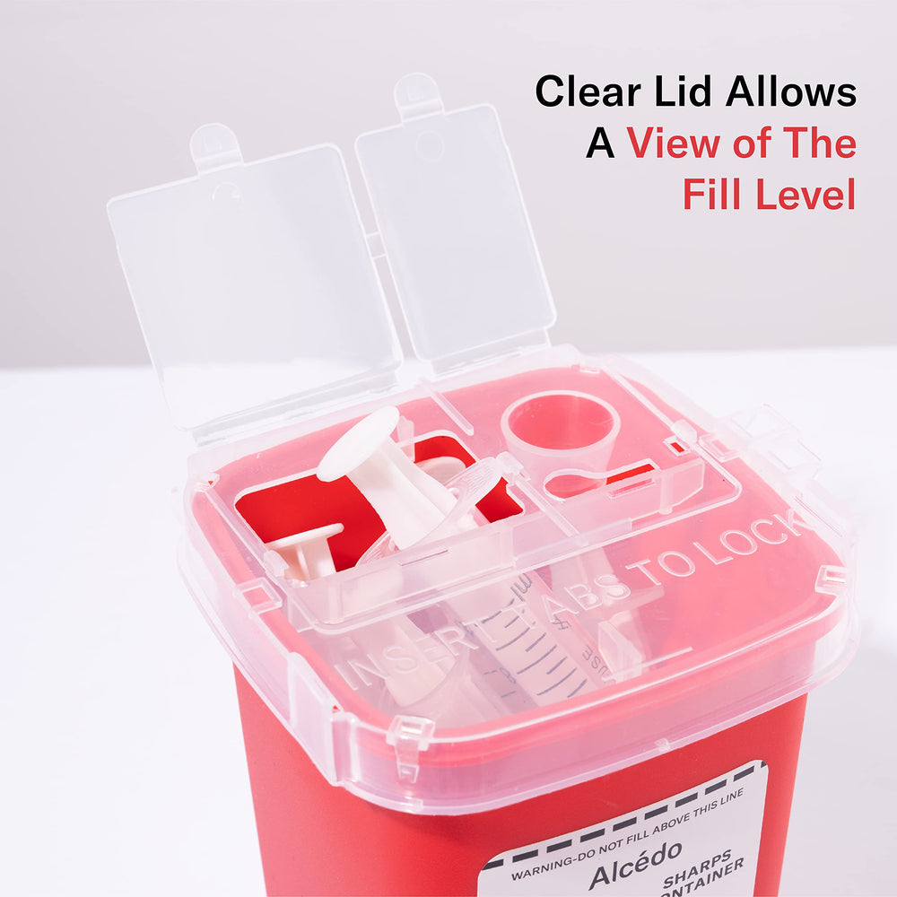 Alcedo Sharps Container meets OSHA and EPA waste standards.