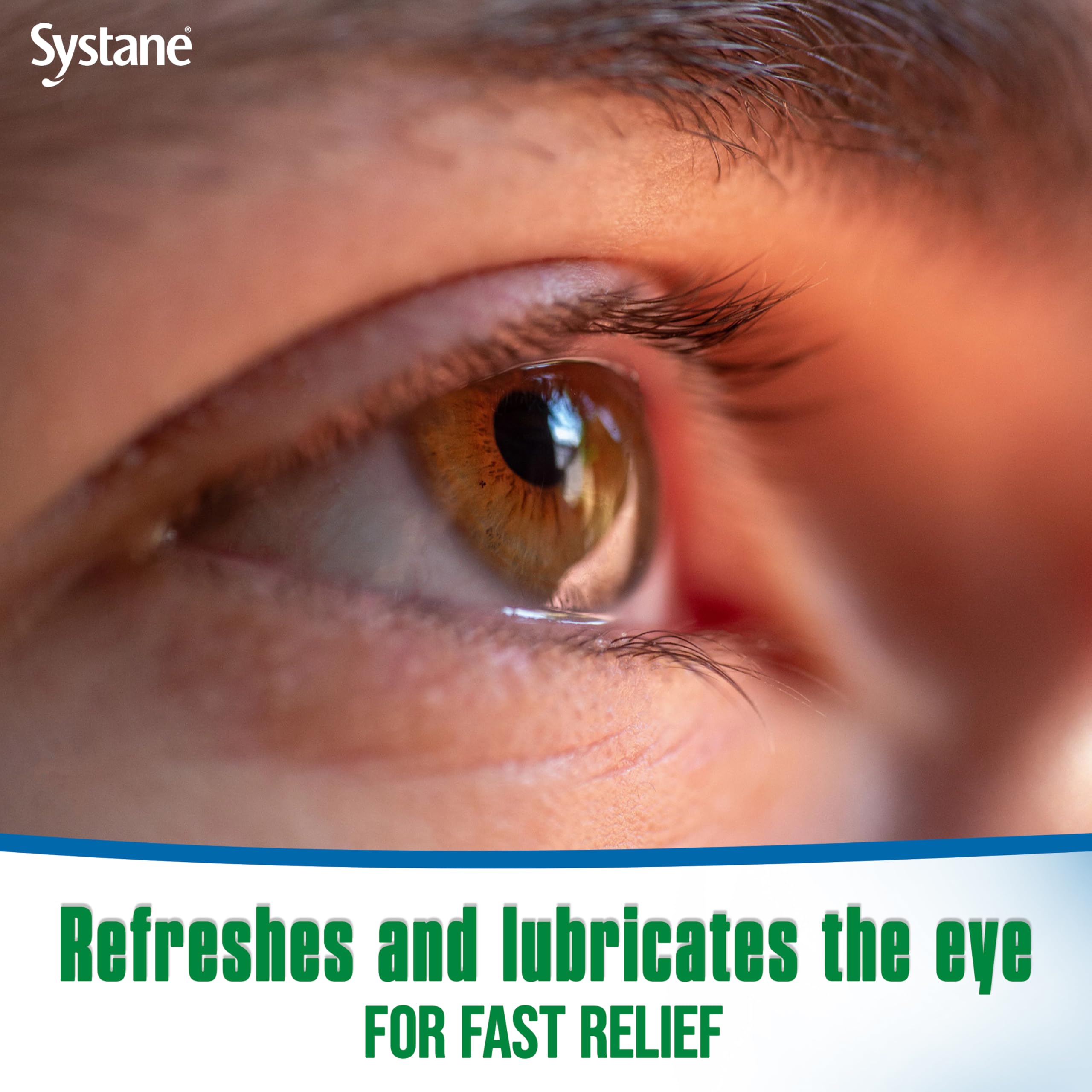 Textura suave de Systane mantiene ojos con sensación de frescura