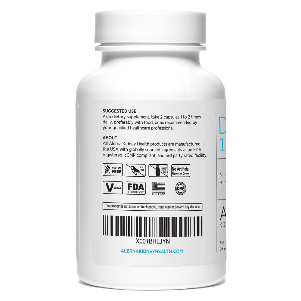 Alerna Kidney Health cranberry concentrate blend for urinary wellness.