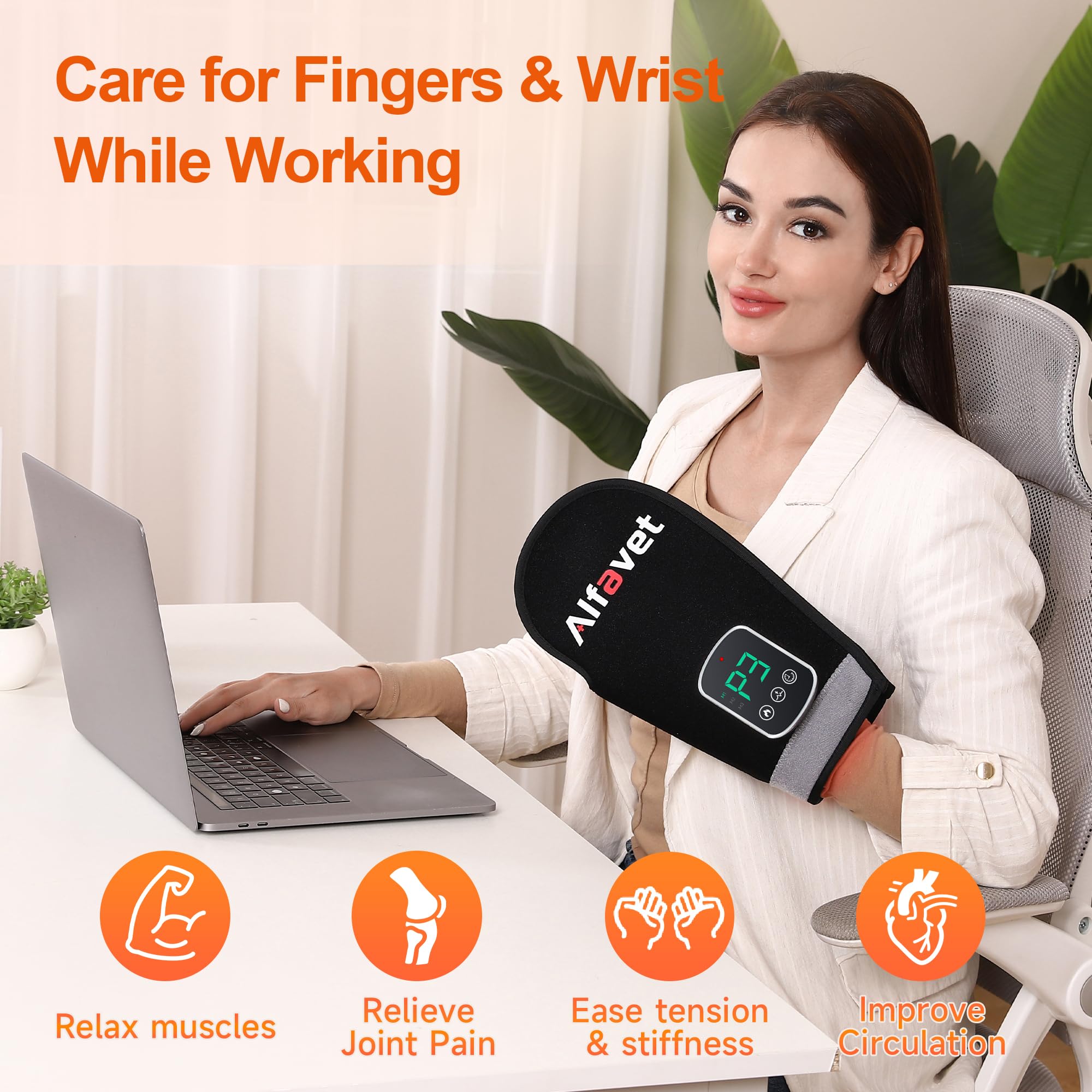 Alfavet glove battery-pack highlights cordless operation for portable sessions.