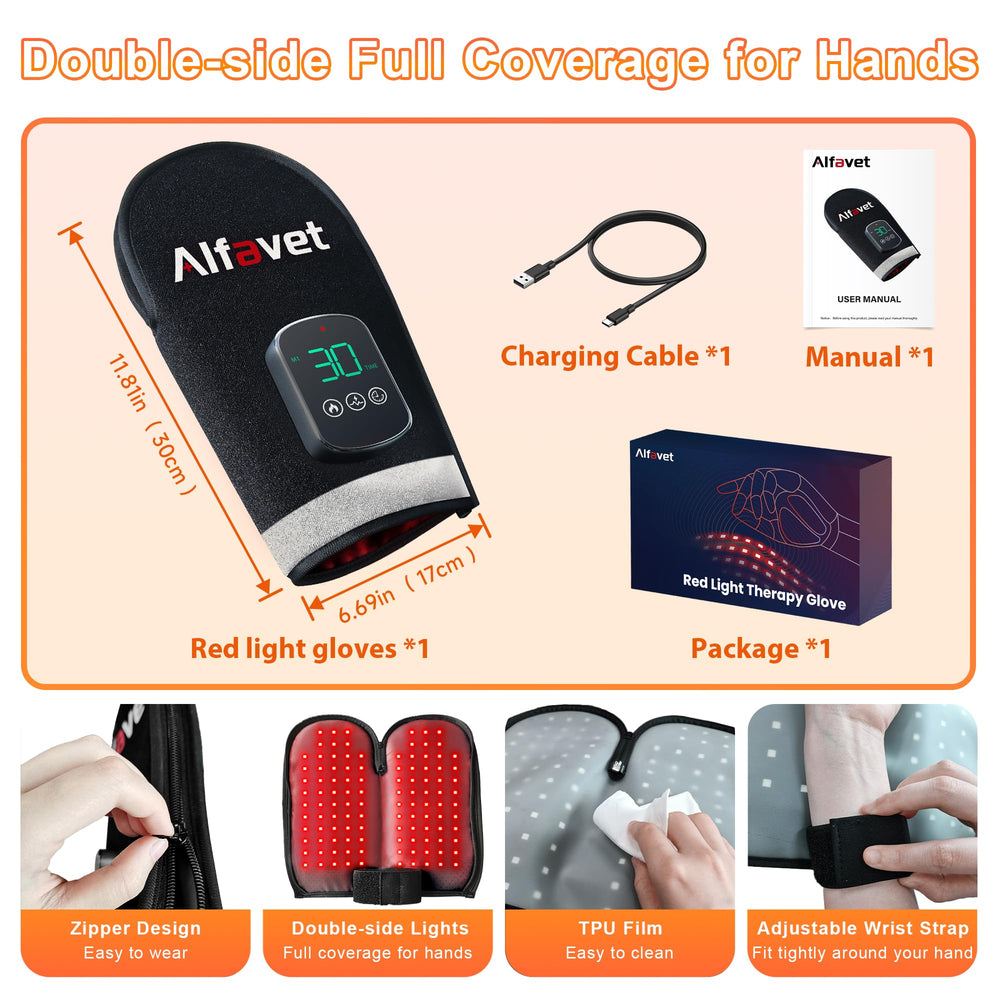 Alfavet glove packaging-box displays product ready for gifting or trial.