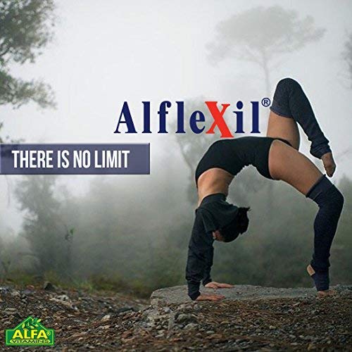 ALFA VITAMINS ALFLEXIL bottle on table for daily use.