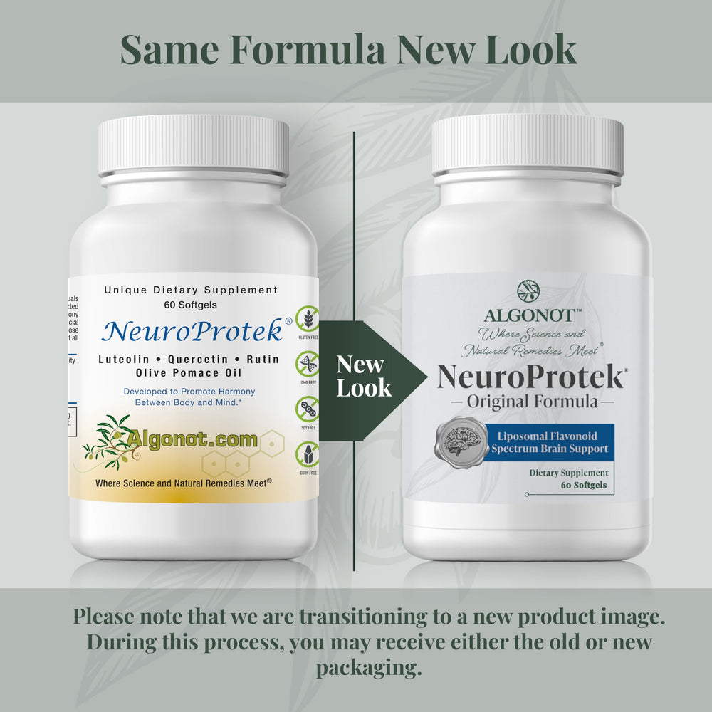 Algonot NeuroProtek capsules close-up for smooth, easy intake.