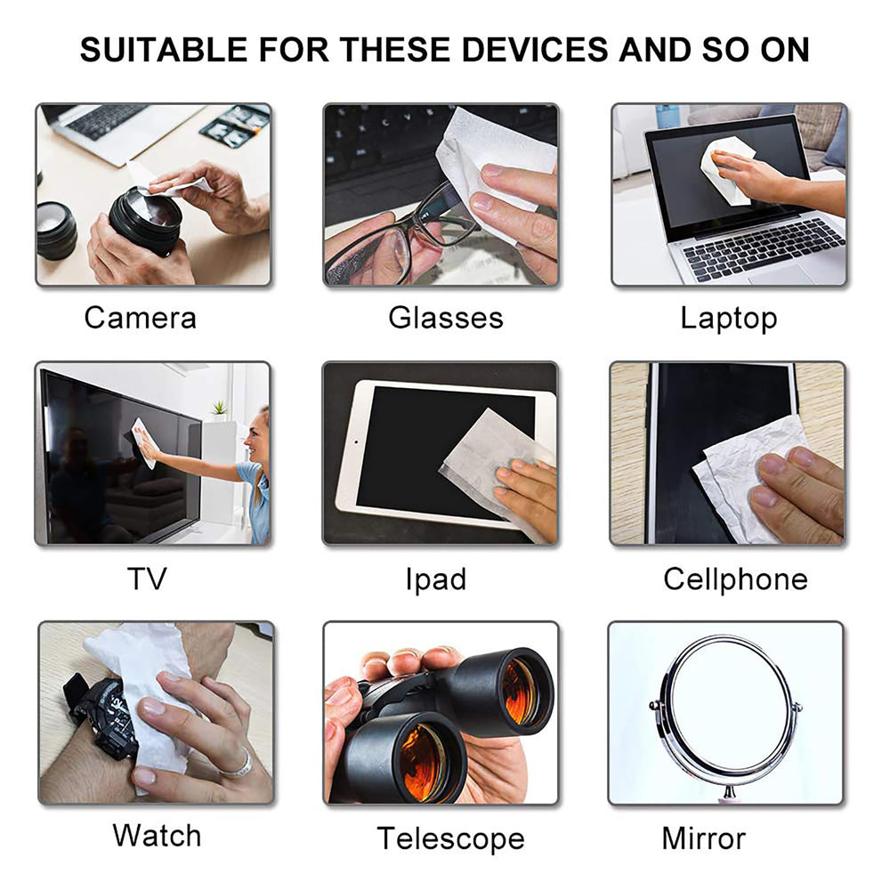 ALIBEISS microfiber cloth included for quick drying and streak-free results