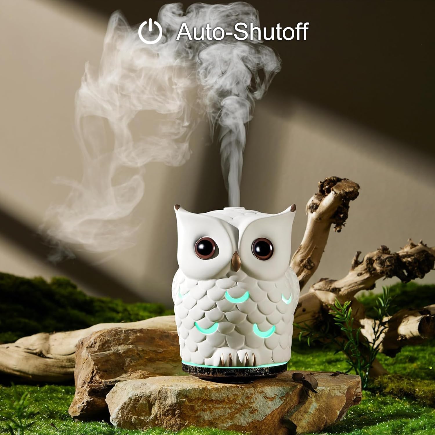 ALIEYE Owl Diffuser operates quietly for undisturbed sleep