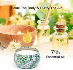 Alikiai portable travel tin candle ideal for vacations and on the go ambiance.