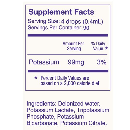 Alkazone Liquid Potassium Plus portable compact bottle for travel.