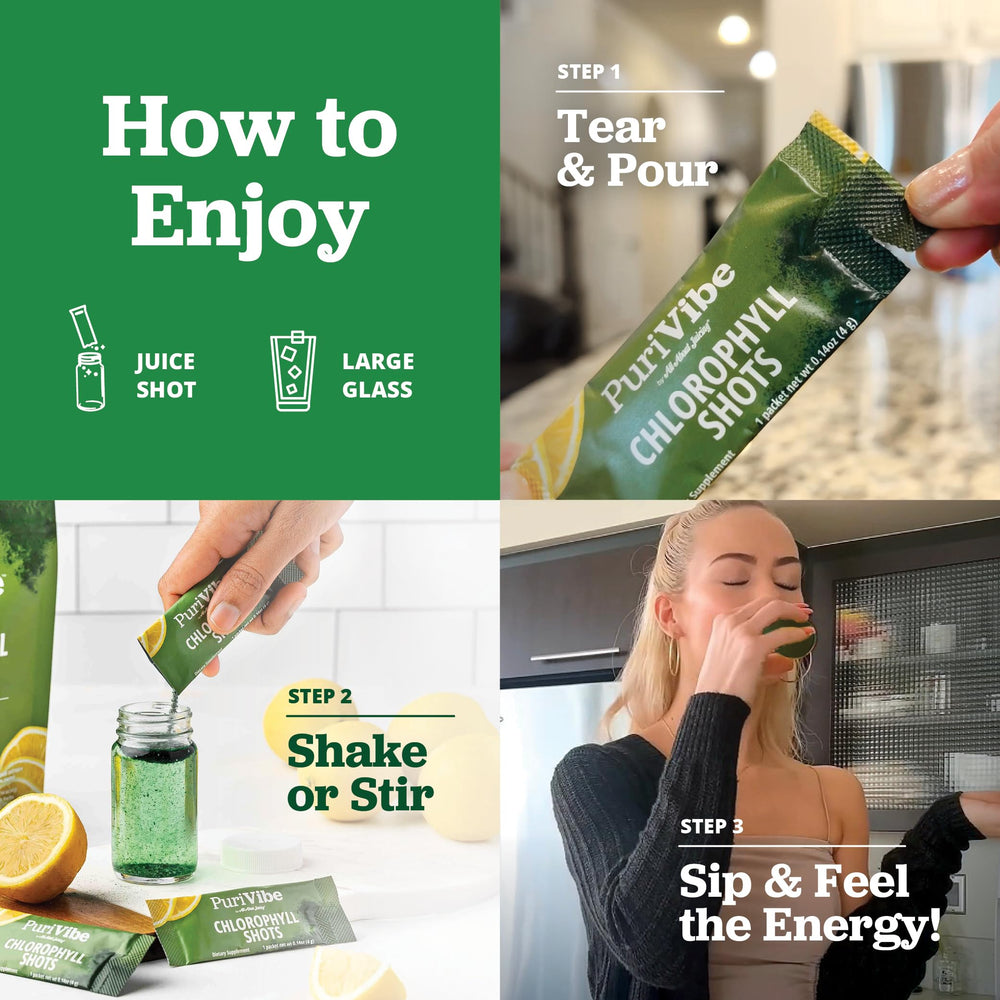 Double strength shot from All About Juicing dissolves in water for potent hydration