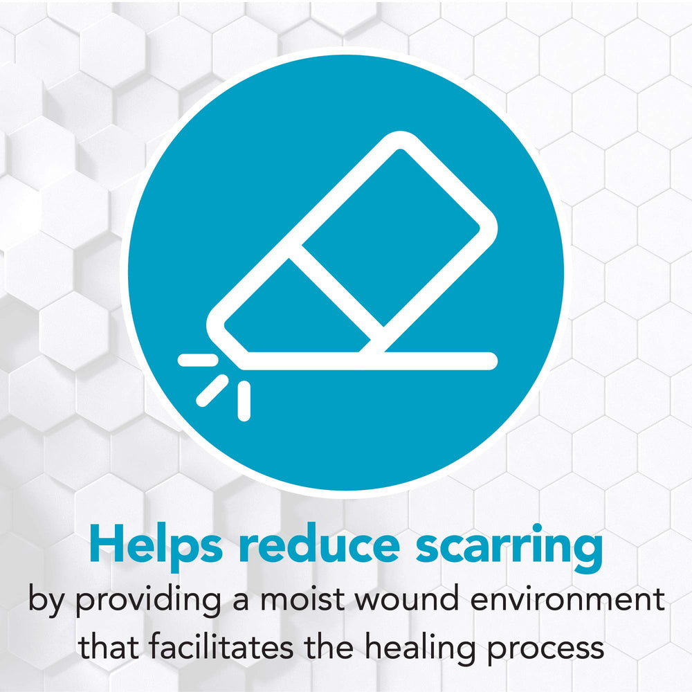 All Health Advanced Fast Healing hydrocolloid bandages with waterproof backing shown on skin.