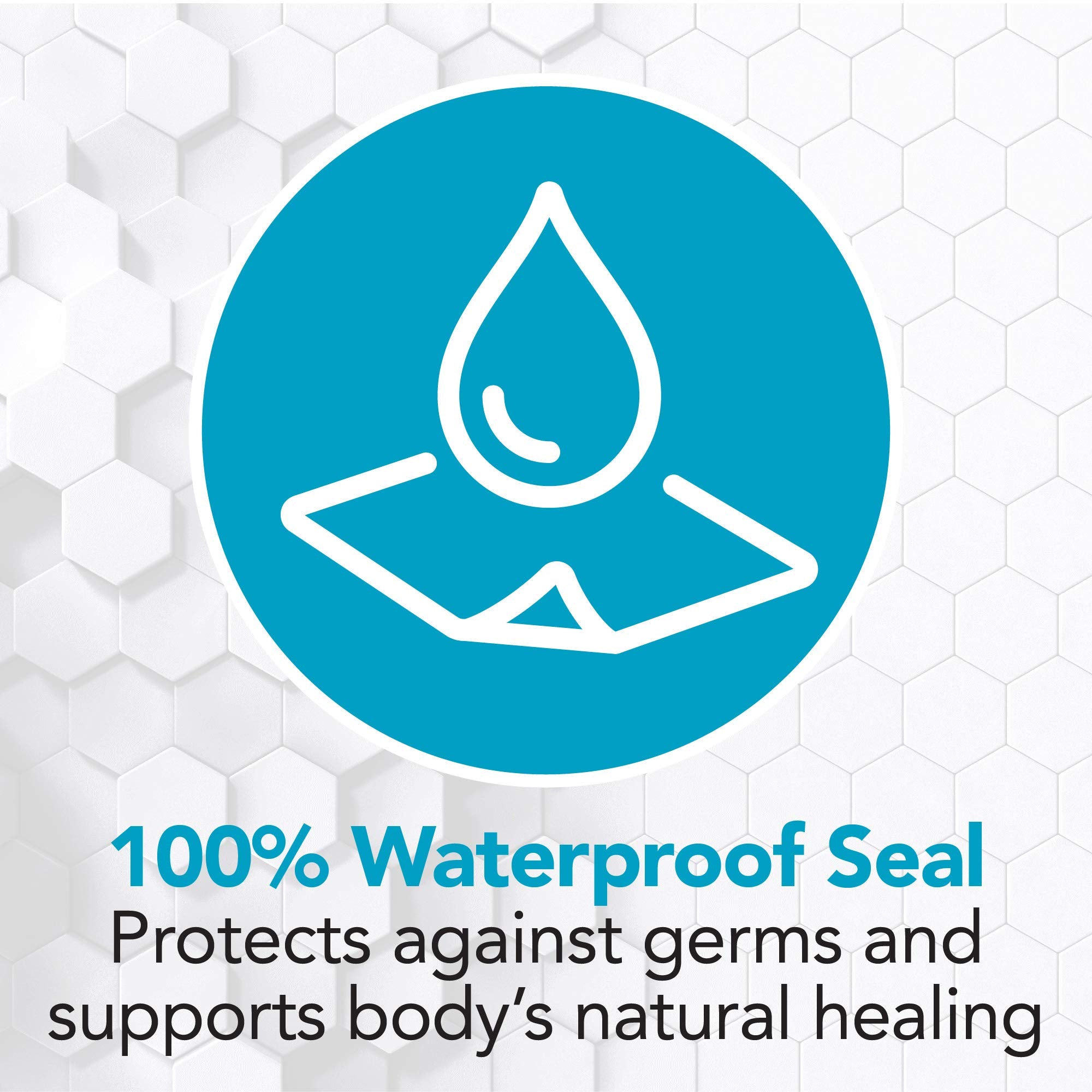 All Health hydrocolloid gel closeup highlights gentle, staying-in-place layer that supports moisture balance
