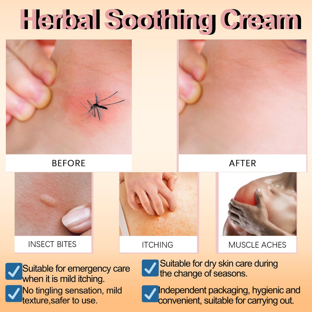 All-Natural Herbal Soothing Cream used for daily hand care routine